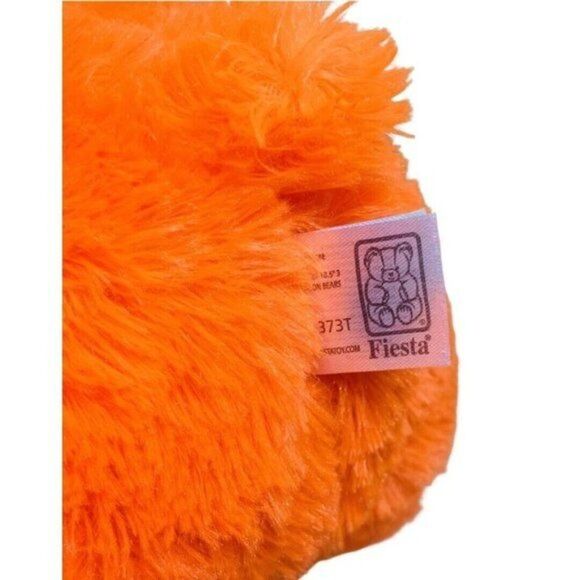Fiesta Great Wolf Lodge Plush Neon Orange Teddy Bear Stuffed Animal Toy 15” - Picture 5 of 5